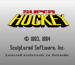 sfc游戏 超级冰上曲棍球94(日)Super Hockey '94 (J)