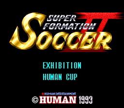 sfc游戏 超统构足球(日)Super Formation Soccer II (J)