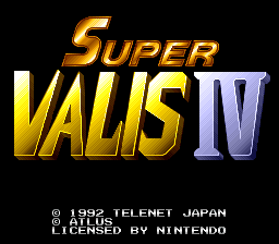 sfc游戏 超级梦幻战士4(美)Super Valis IV (U)