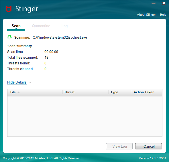 McAfee Stinger Raptor免费版