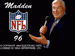 md游戏 约翰麦登橄榄球96(美欧)Madden NFL 96 (USA, Europe)