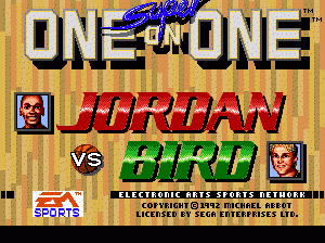 md游戏 乔丹对伯得-超级一对一(日)Jordan Vs Bird - One on One (Japan)