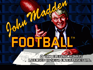 md游戏 约翰麦登橄榄球93(美欧)John Madden Football (USA, Europe)