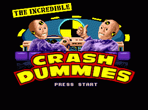 md游戏 铁人狂奔(美欧)Incredible Crash Dummies, The (USA, Europe)