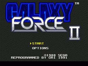 md游戏 星际力量2(世界)Galaxy Force II (World)