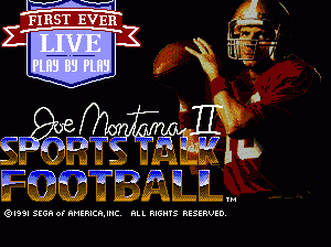 md游戏 约翰麦登实况橄榄球2 (Rev A)（世界)Joe Montana II Sports Talk Football (World) (Rev A)