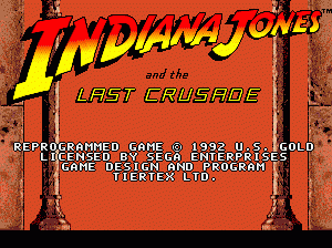 md游戏 印第安那琼斯(欧)Indiana Jones and the Last Crusade (Europe)