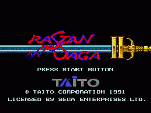 md游戏 神剑传说2 (美)Rastan Saga II (USA)