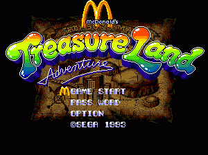 md游戏 麦当劳叔叔的黄金岛冒险(日)McDonald's Treasure Land Adventure (Japan)