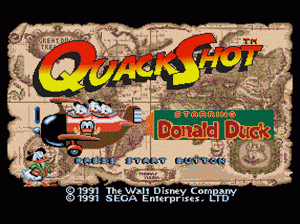 md游戏 唐老鸭（世界版）（版本1.1）QuackShot Starring Donald Duck ~ QuackShot - Guruzia Ou no Hihou (World) (v1.1)