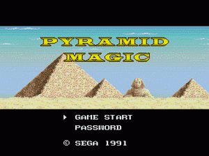 md游戏 神秘金字塔(SegaNet)(日)Pyramid Magic (Japan) (SegaNet)