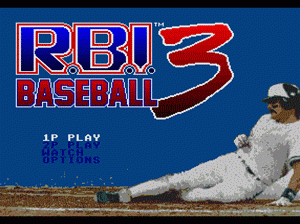 md游戏 打点棒球3(美)R.B.I. Baseball 3 (USA)