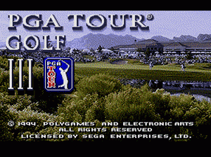 md游戏 职业高尔夫球赛3(美欧)PGA Tour Golf III (USA, Europe)