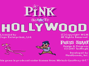 md游戏 粉色好莱坞（测试版）(美)Pink Goes to Hollywood (USA) (Beta)