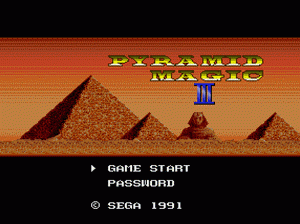md游戏 神秘金字塔3(SegaNet)(日)Pyramid Magic III (Japan) (SegaNet)