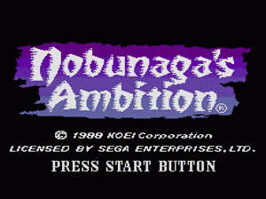 md游戏 信长的野望（美）Nobunaga's Ambition (USA)