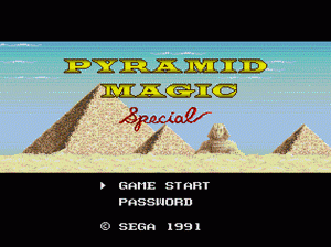 md游戏 神秘金字塔（日）Pyramid Magic Special (Japan) (SegaNet)