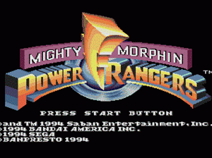 md游戏 恐龙战队(美)Mighty Morphin Power Rangers (USA)