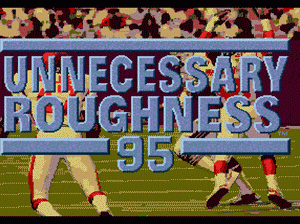md游戏 橄榄球95(美)Unnecessary Roughness 95 (USA)