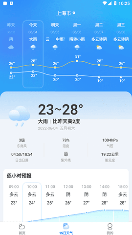 晓雨天气手机版 v1.0.0