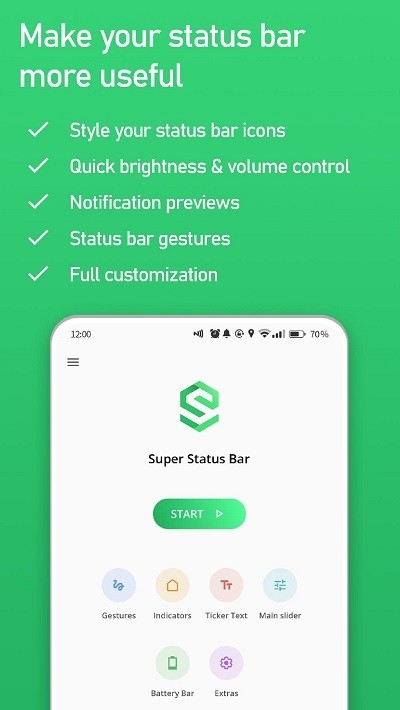 超级状态栏superstatusbar